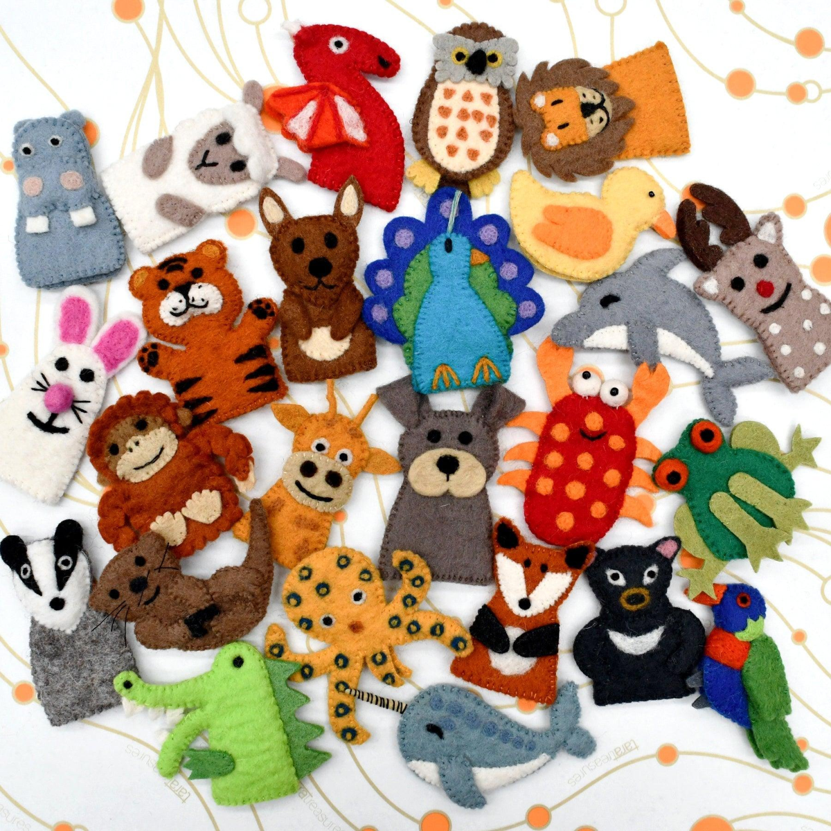 Tara TreasuresCat Finger Puppet