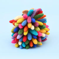 Tara TreasuresFelt Colourful Rainbow Hedgehog