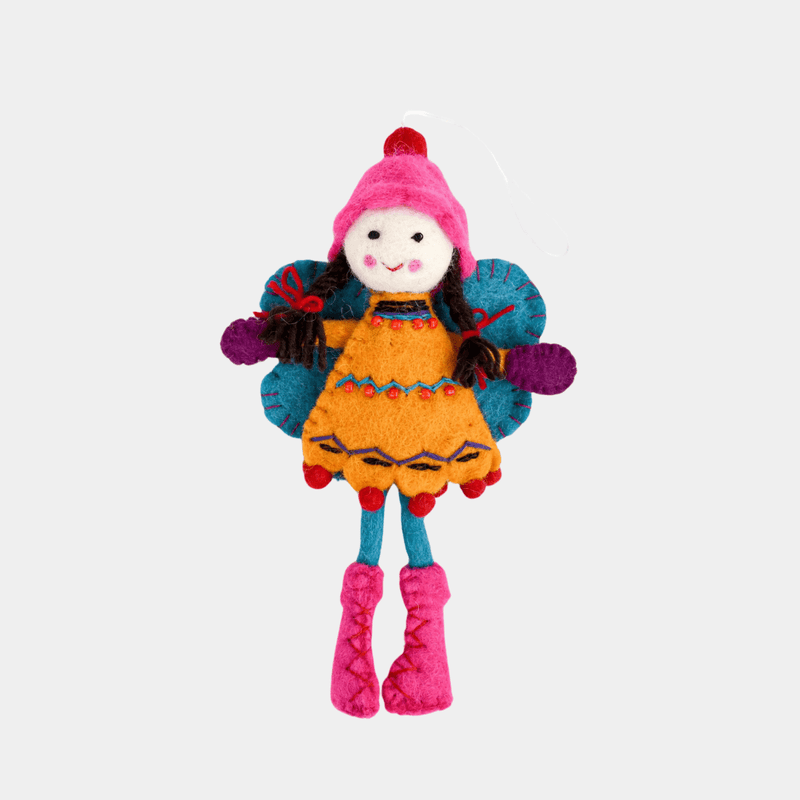 Tara TreasuresFelt Fairy - Yellow Dress