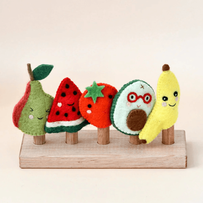 Tara TreasuresFelt Fruits - Finger Puppets Set