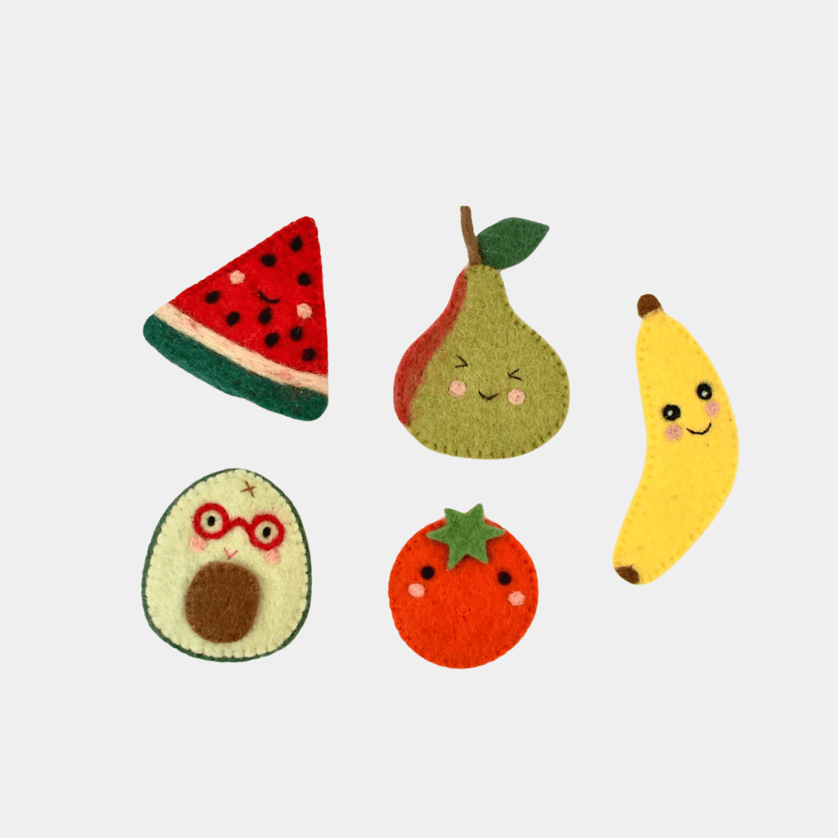 Tara TreasuresFelt Fruits - Finger Puppets Set