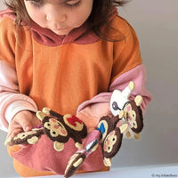 Tara TreasuresFive Little Monkeys, Finger Puppet Set