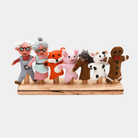 Tara TreasuresGingerbread Man - Finger Puppet Set