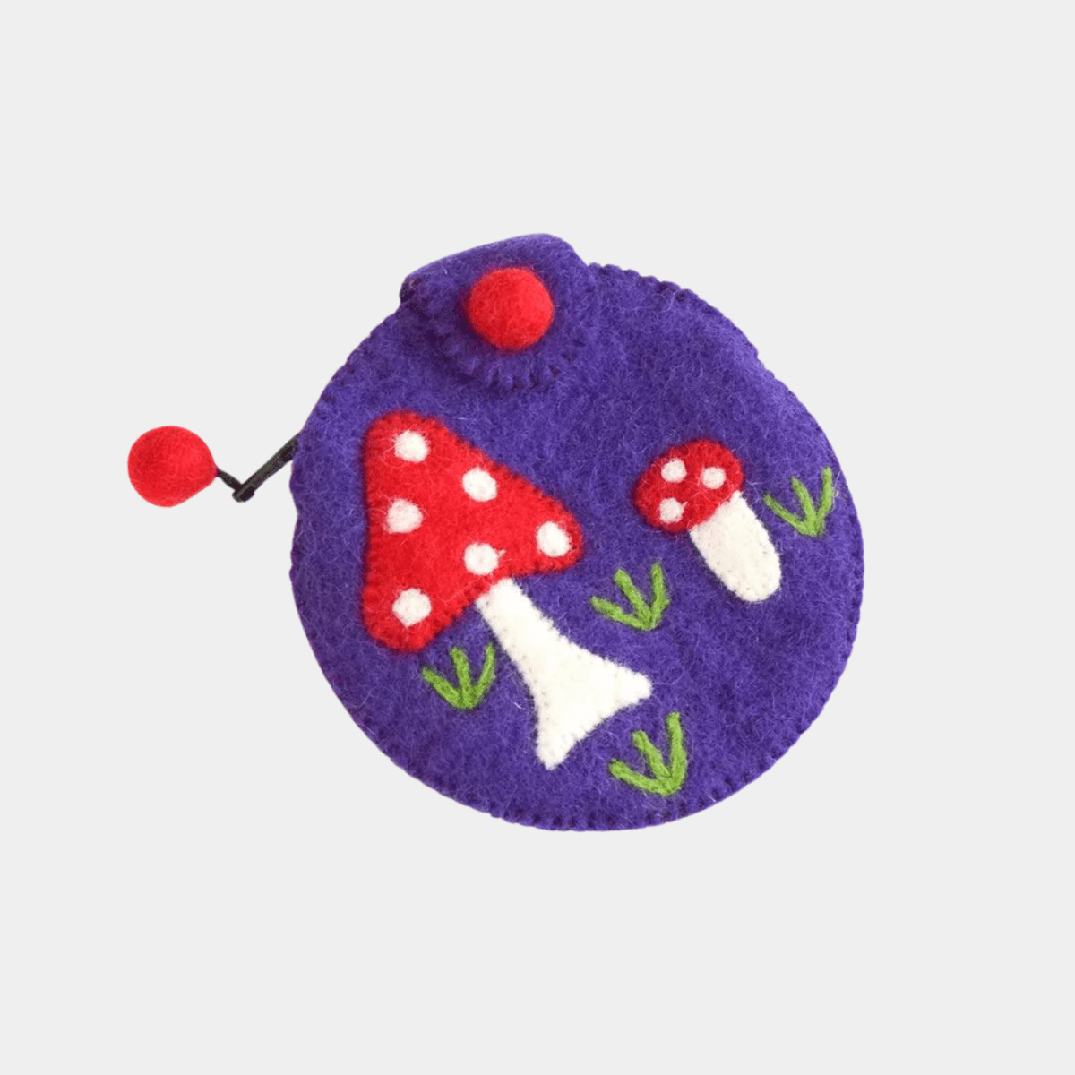 Tara TreasuresMushroom Purse - Purple