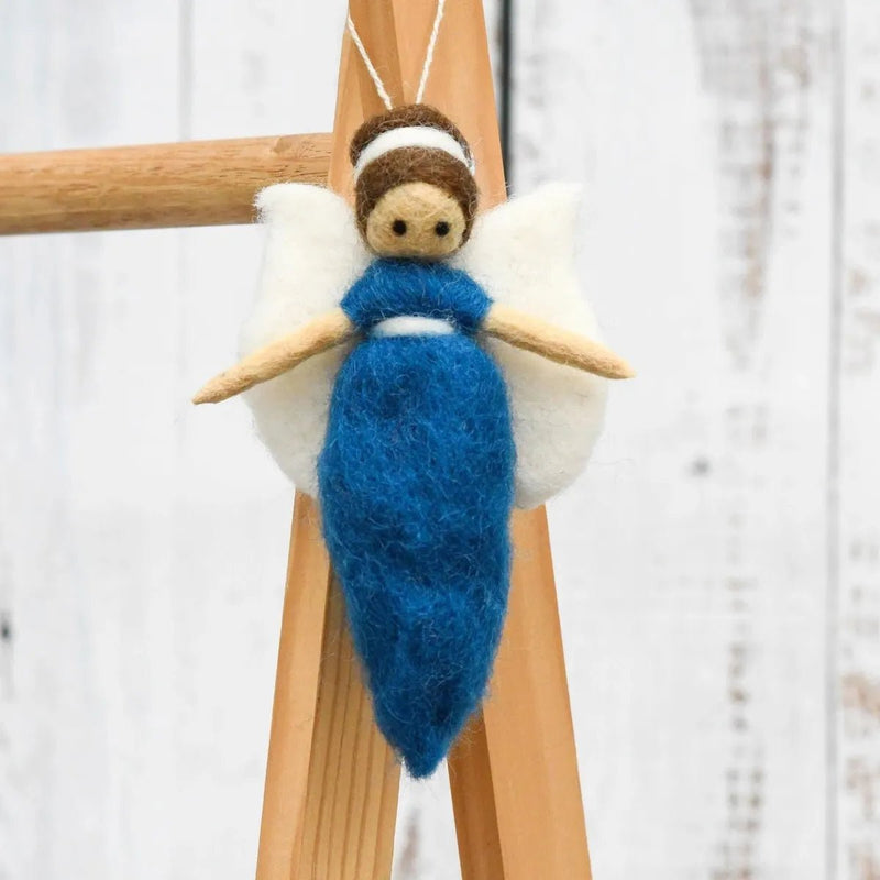 Tara TreasuresNeedle Felted Fairy - Blue Dress