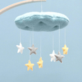 Nursery Mobile - Blue Cloud With Stars