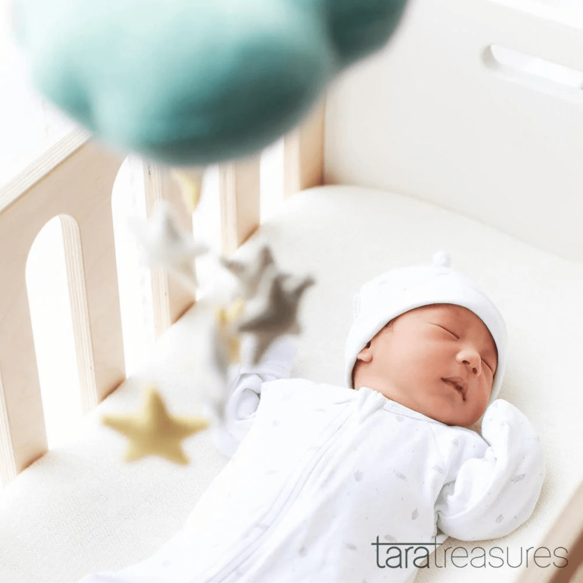 Tara TreasuresNursery Mobile - Blue Cloud With Stars