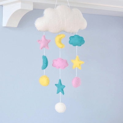 Nursery Mobile - Pastel Cloud Sweet Dreams