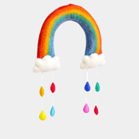 Tara TreasuresNursery Mobile - Rainbow With Raindrops