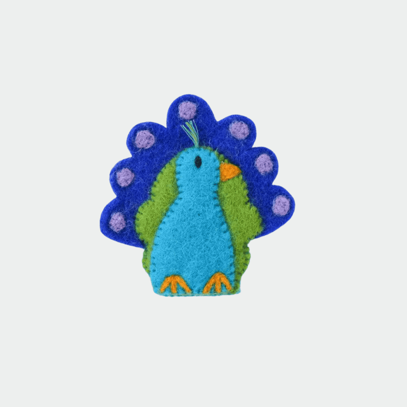 Tara TreasuresPeacock Finger Puppet