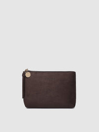 The Everyday Suedette Pouch - Suedette Chocolate