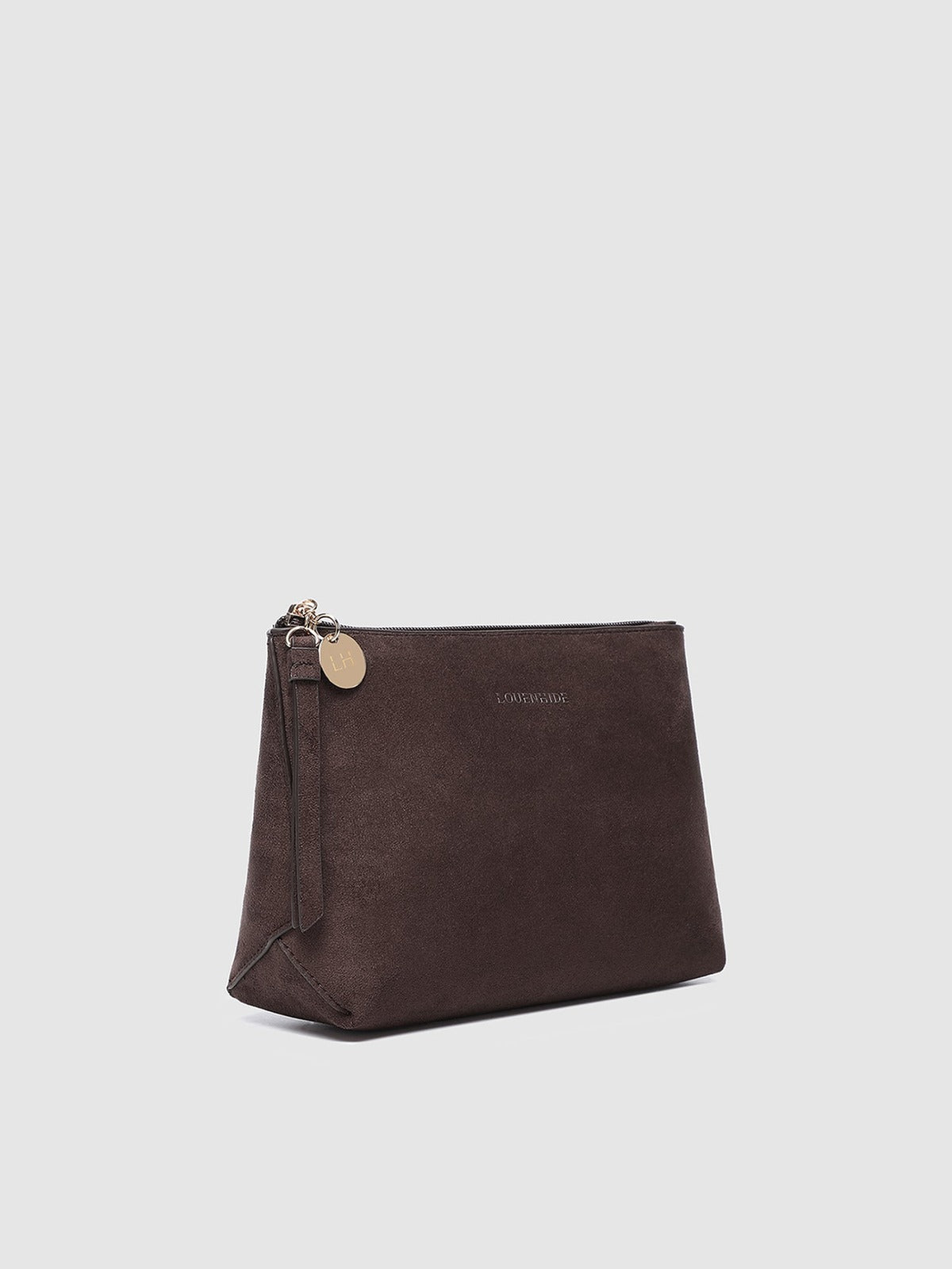 The Everyday Suedette Pouch - Suedette Chocolate