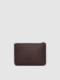 The Everyday Suedette Pouch - Suedette Chocolate