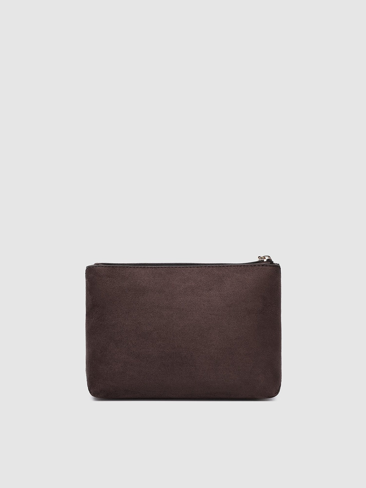 The Everyday Suedette Pouch - Suedette Chocolate