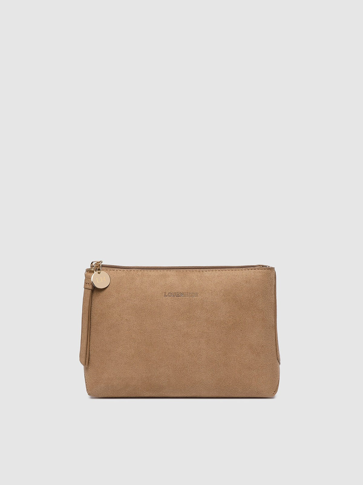 The Everyday Suedette Pouch - Suedette Honey