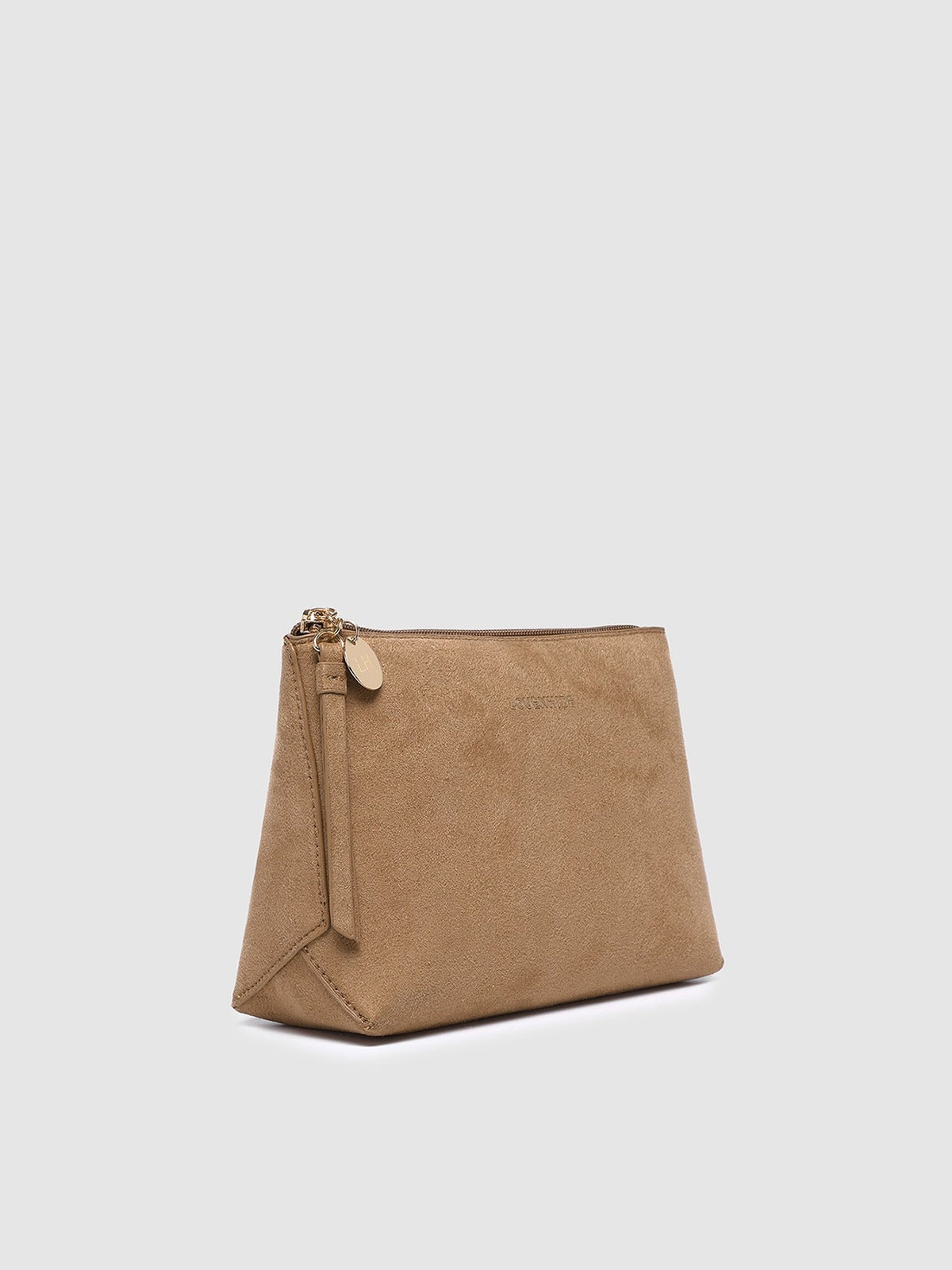 The Everyday Suedette Pouch - Suedette Honey