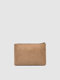 The Everyday Suedette Pouch - Suedette Honey