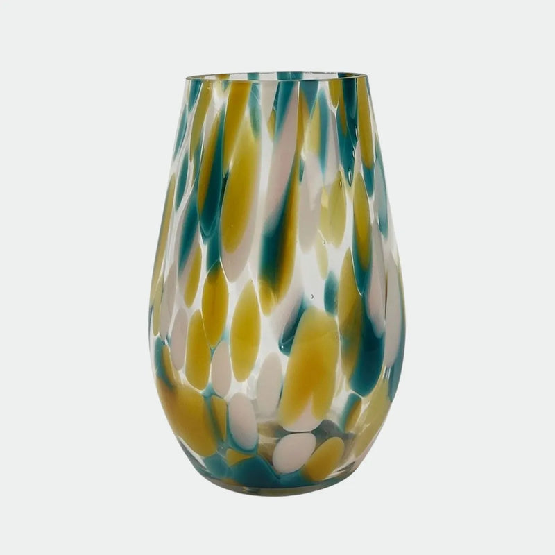 Tommy Speckle Vase - Blue & Beige - Urban Products - Image 1