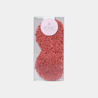 TonicBoucle Eye Mask - Clay Pink