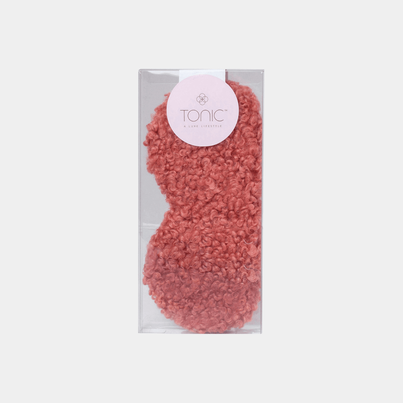 TonicBoucle Eye Mask - Clay Pink