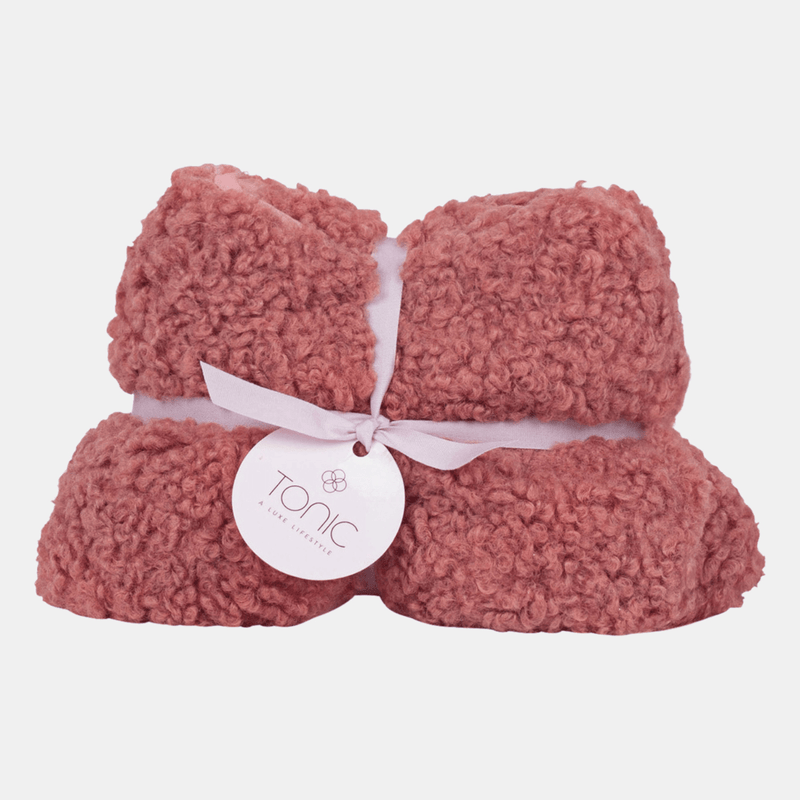 TonicBoucle Heat Wrap - Clay Pink