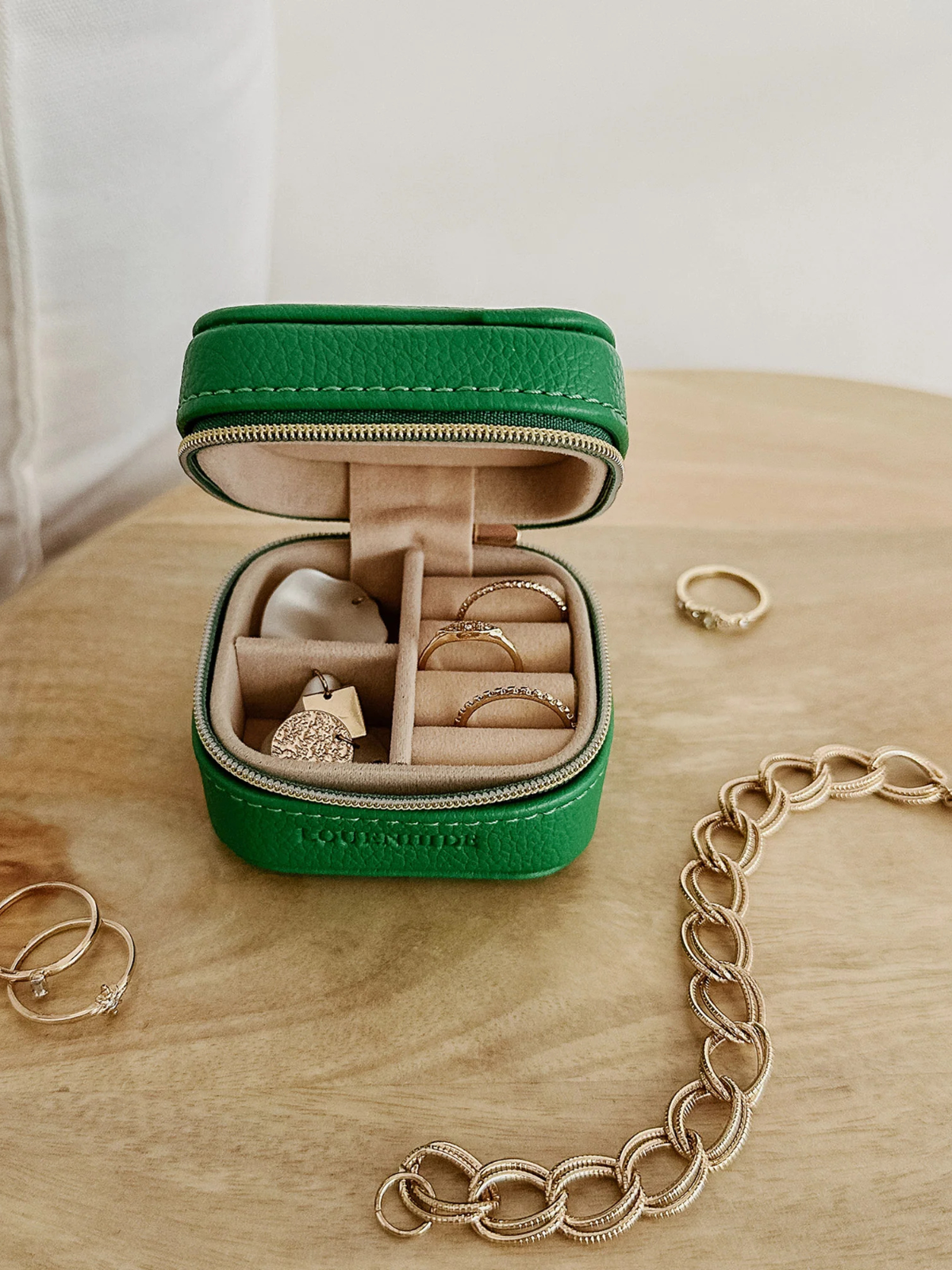 Tottie Jewellery Box - Apple Green - Louenhide - Image 6