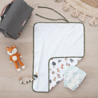 Waterproof Travel Change Mat - Forest Retreat
