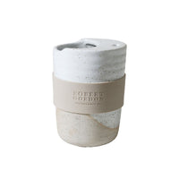 Robert Gordon 350ml Travel Mug in White Speckle / The Wanderer