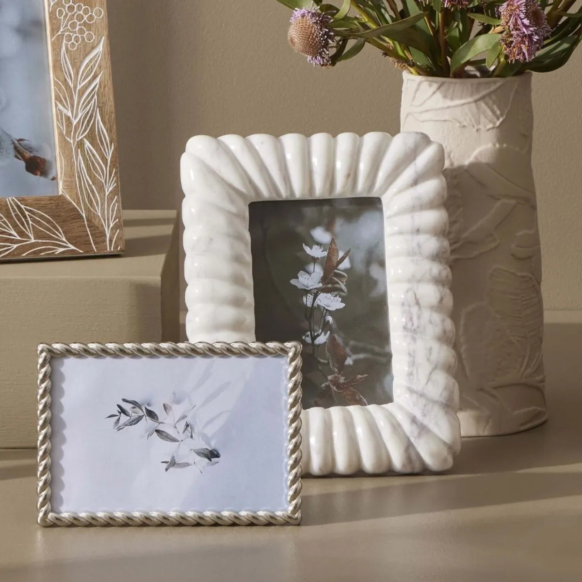 Tresser 4 x 6" Photo Frame - Pilbeam Living - Image 2