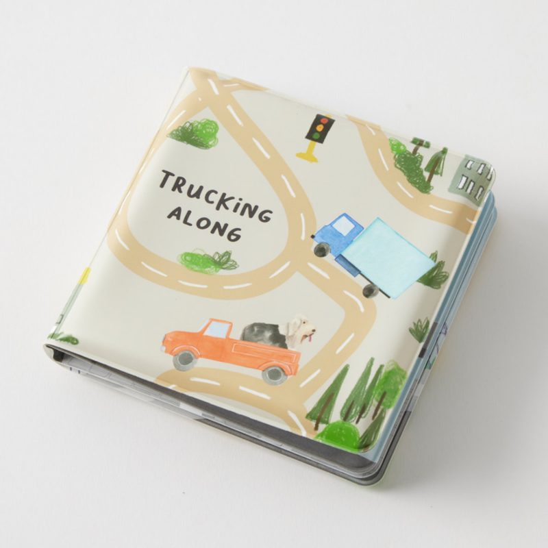 Trucking Along Bath Book - Jiggle & Giggle - Image 1