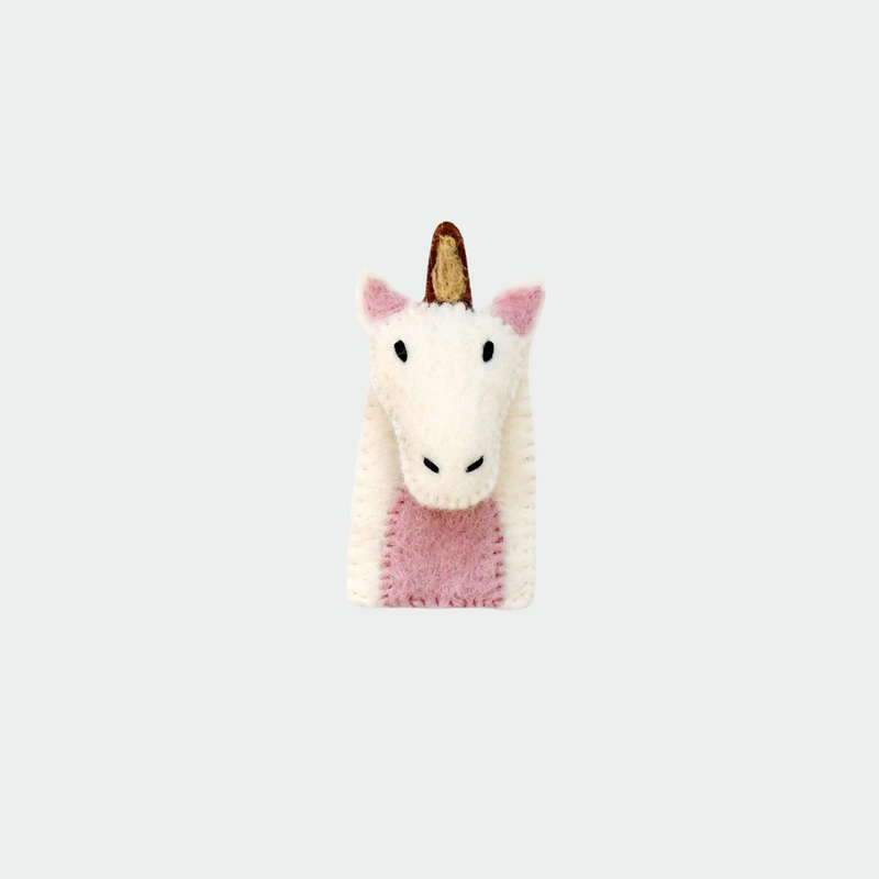 Unicorn Finger Puppet - Tara Treasures - Image 1