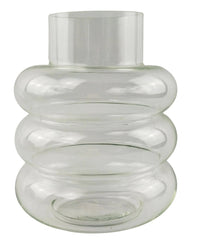 Urban ProductsTommy Ring Glass Vase - Clear 22cm
