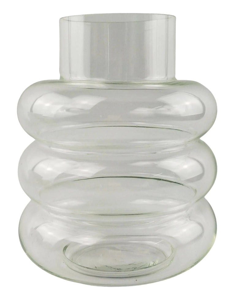 Urban ProductsTommy Ring Glass Vase - Clear 22cm