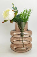 Tommy Ring Glass Vase - Rose 22cm
