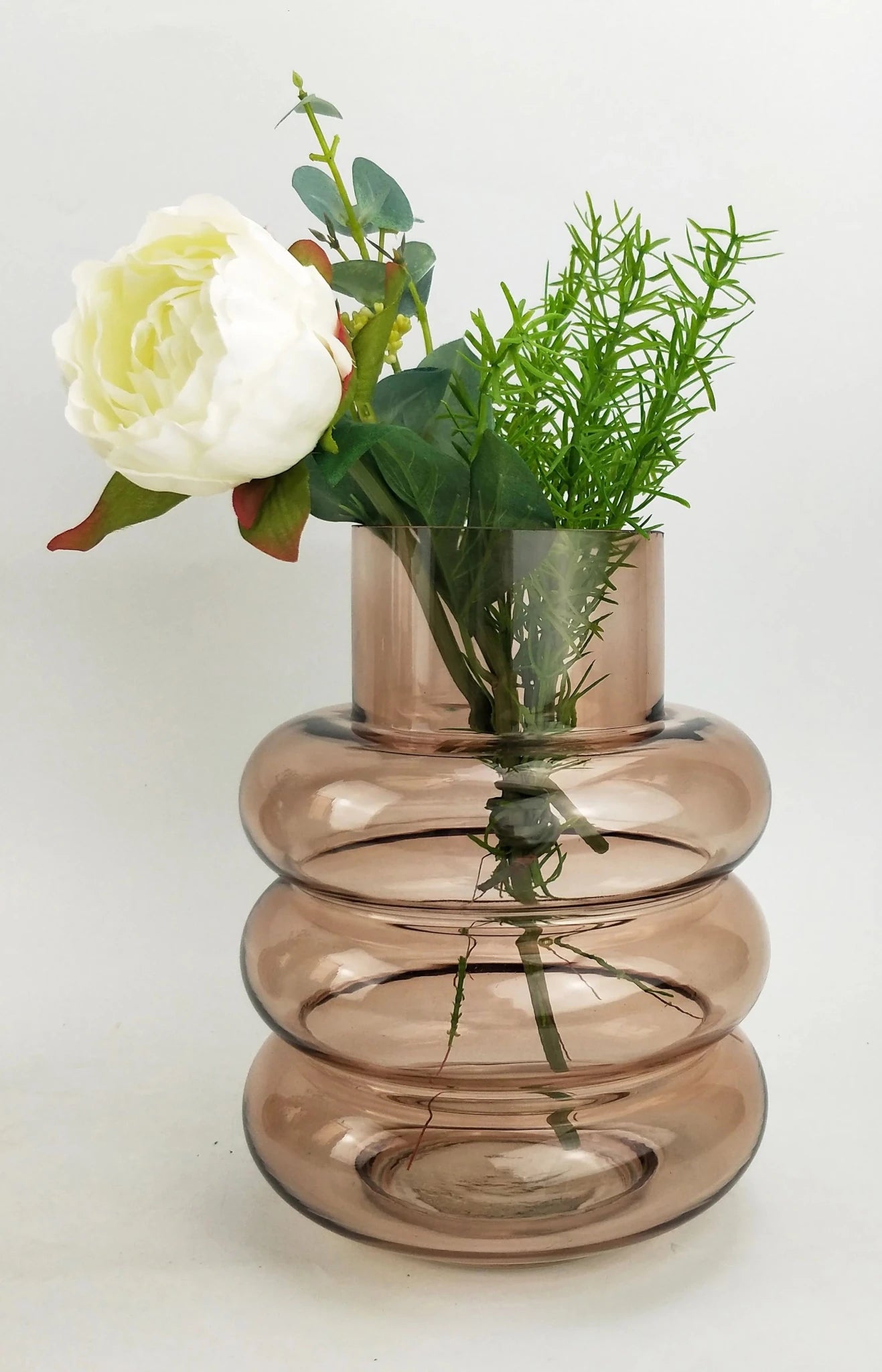 Urban ProductsTommy Ring Glass Vase - Rose 22cm