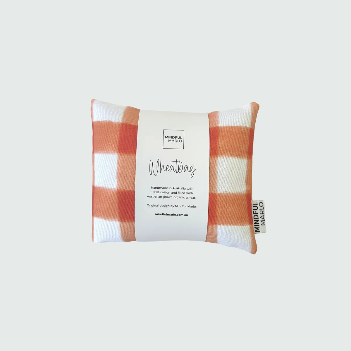 Wheatbag - Tangerine Gingham - Mindful Marlo - Image 1