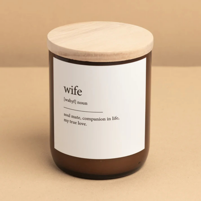 Wife - Dictionary Candle - Commonfolk Collective - Image 1