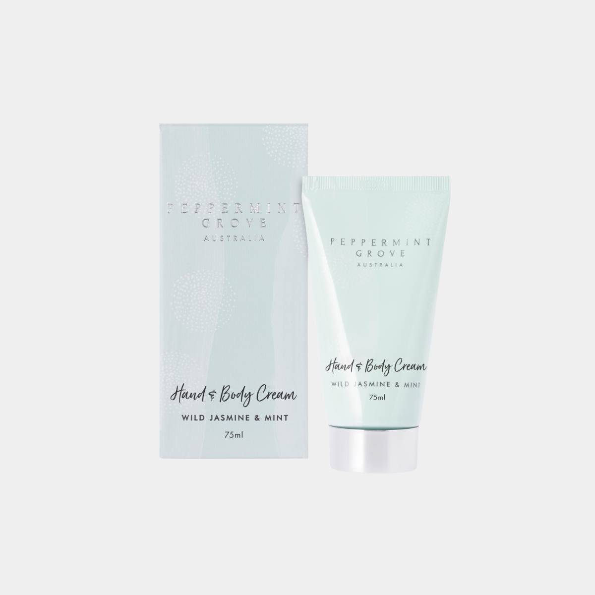 Wild Jasmine & Mint Hand Cream - 75ml - Peppermint Grove - Image 1