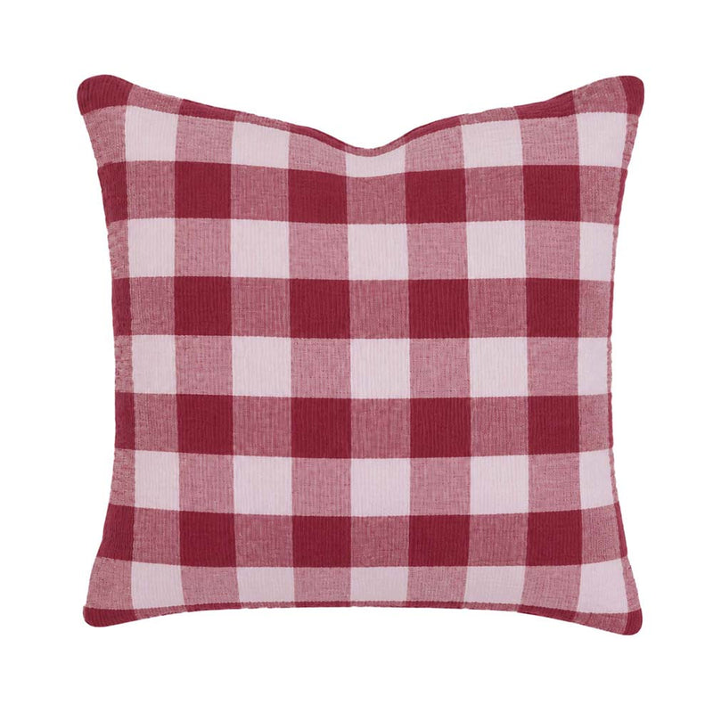 Bambury Willow Square Cushion, Berry