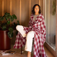 Bambury Willow Throw, Berry