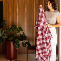 Bambury Willow Throw, Berry