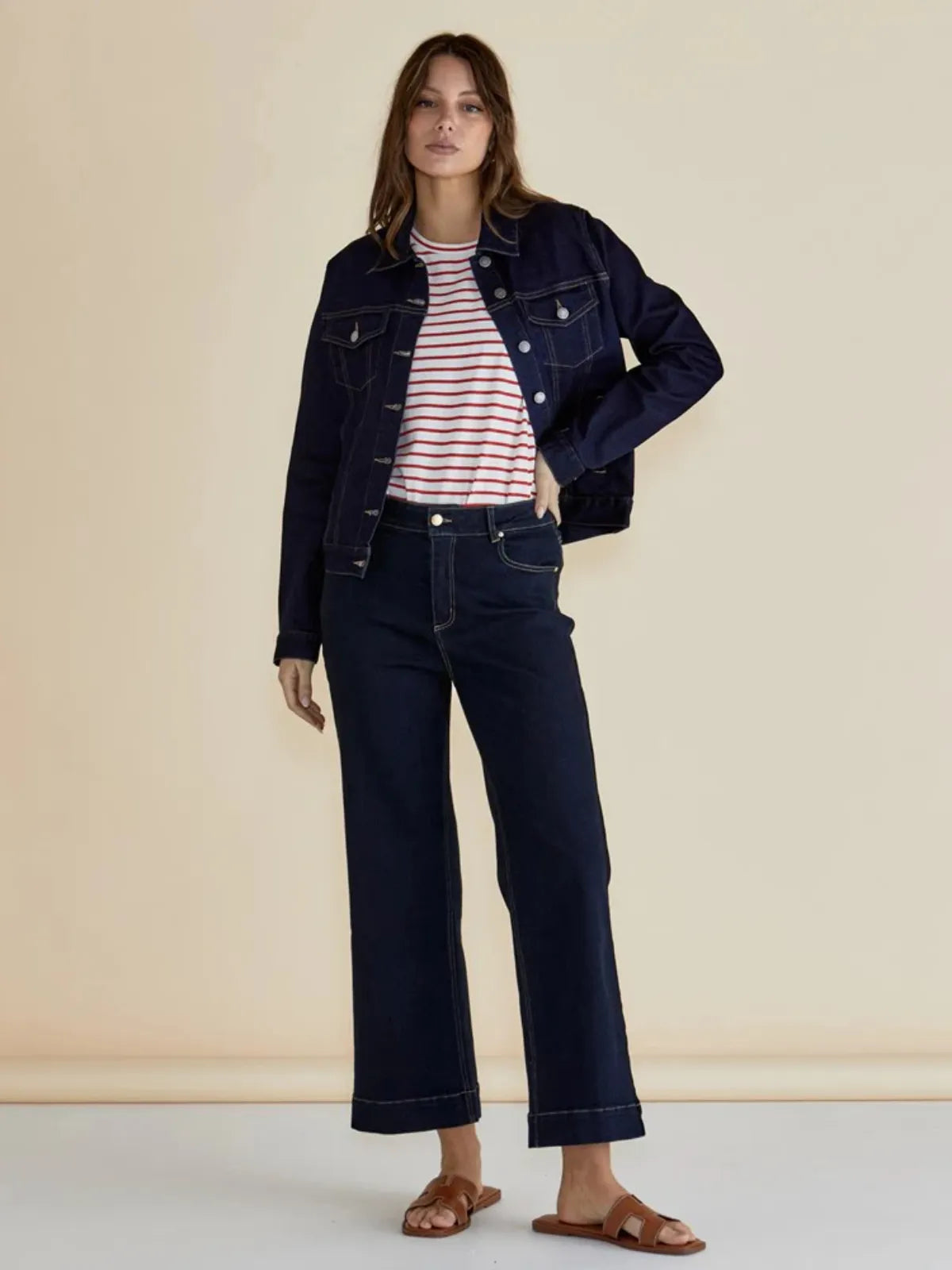 Willow Wide Leg Jeans - Ink - Betty Basics - Image 2