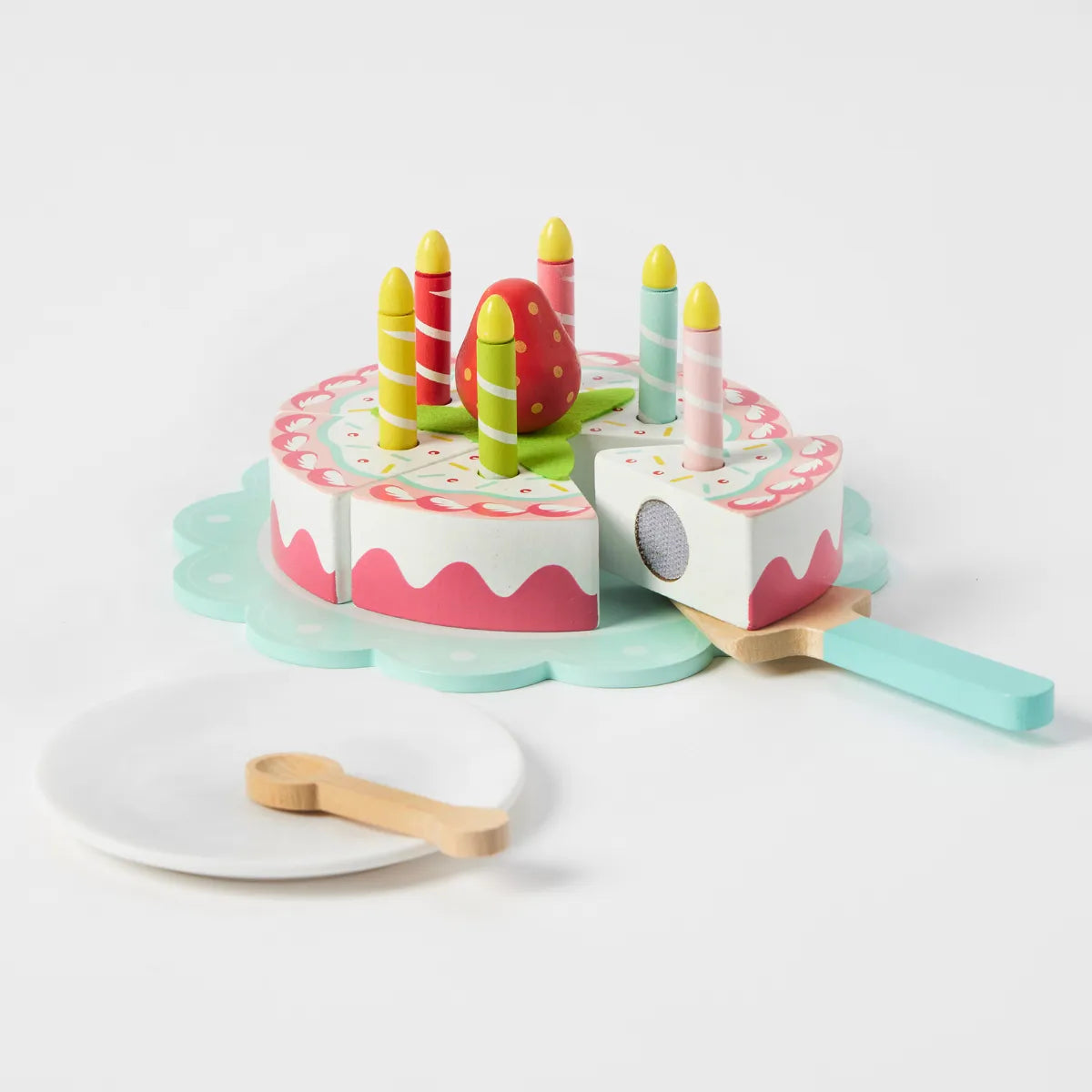 Wooden Birthday Cake - Zookabee - Image 1
