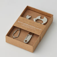 Wrench Bottle Opener & Keyring Set