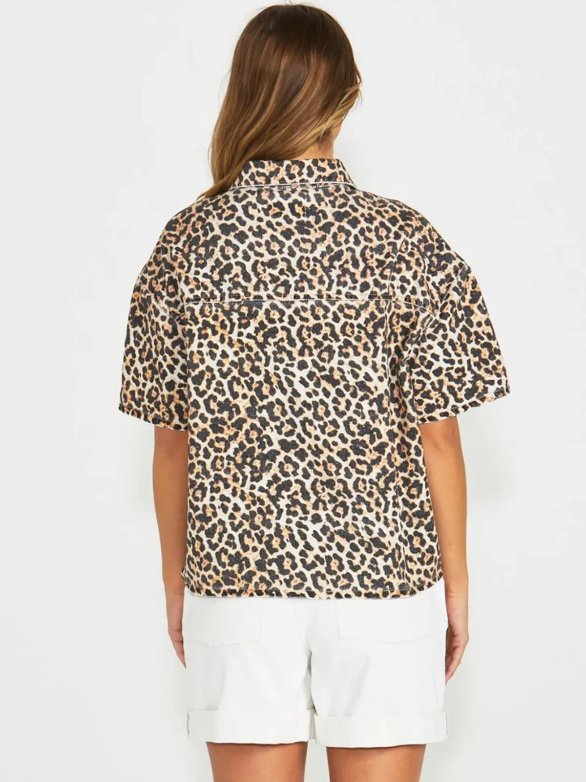 Wyatt Short Sleeve Denim Shirt - Vintage Animal - Sass - Image 2