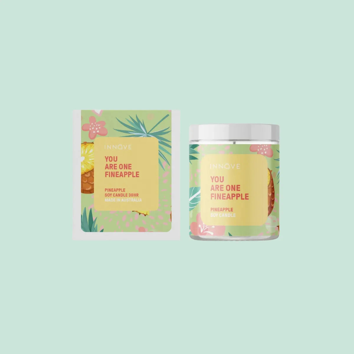 You Are One Fineapple Soy Candle - Pineapple - Innove - Image 2