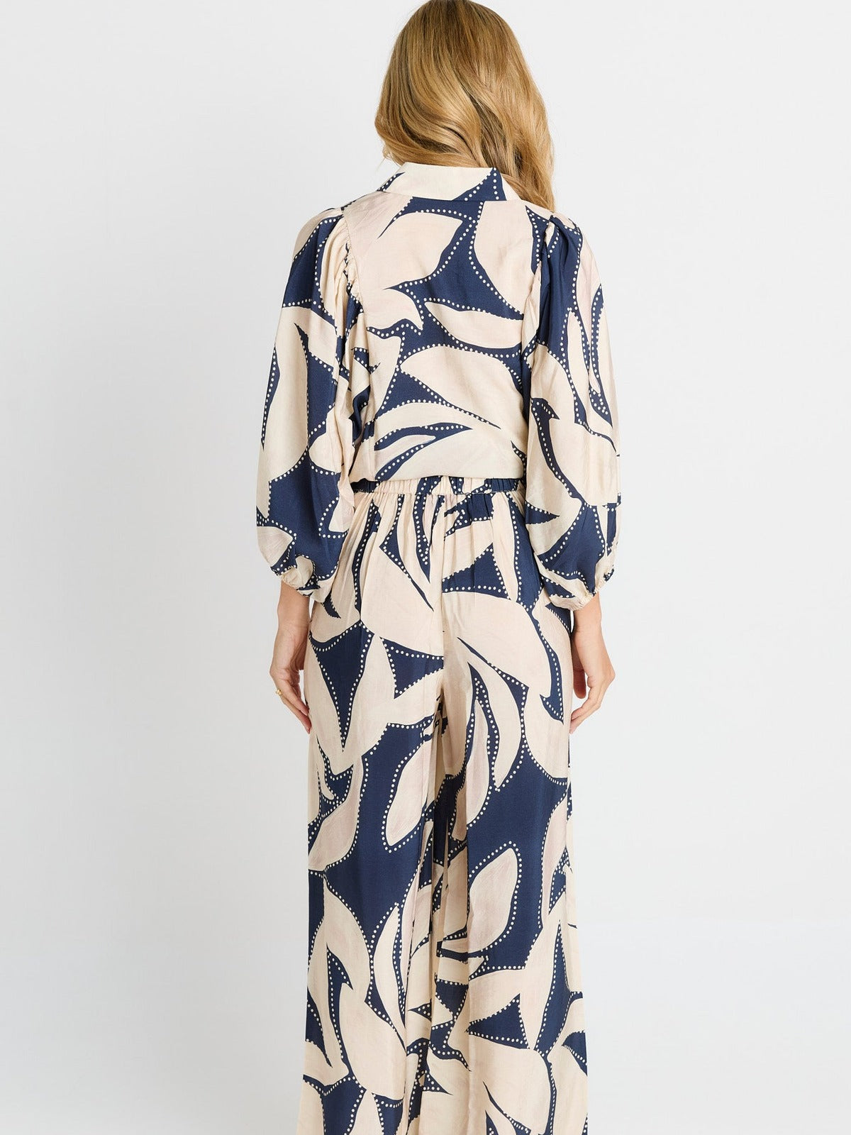 Zander Pant - Navy Floral Print