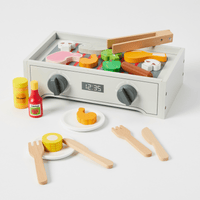 ZookabeeWooden Tabletop BBQ Set