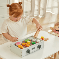 ZookabeeWooden Tabletop BBQ Set